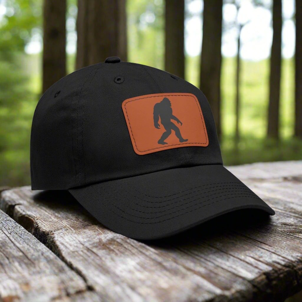 Bigfoot - Hat with Leather Rectangle Patch