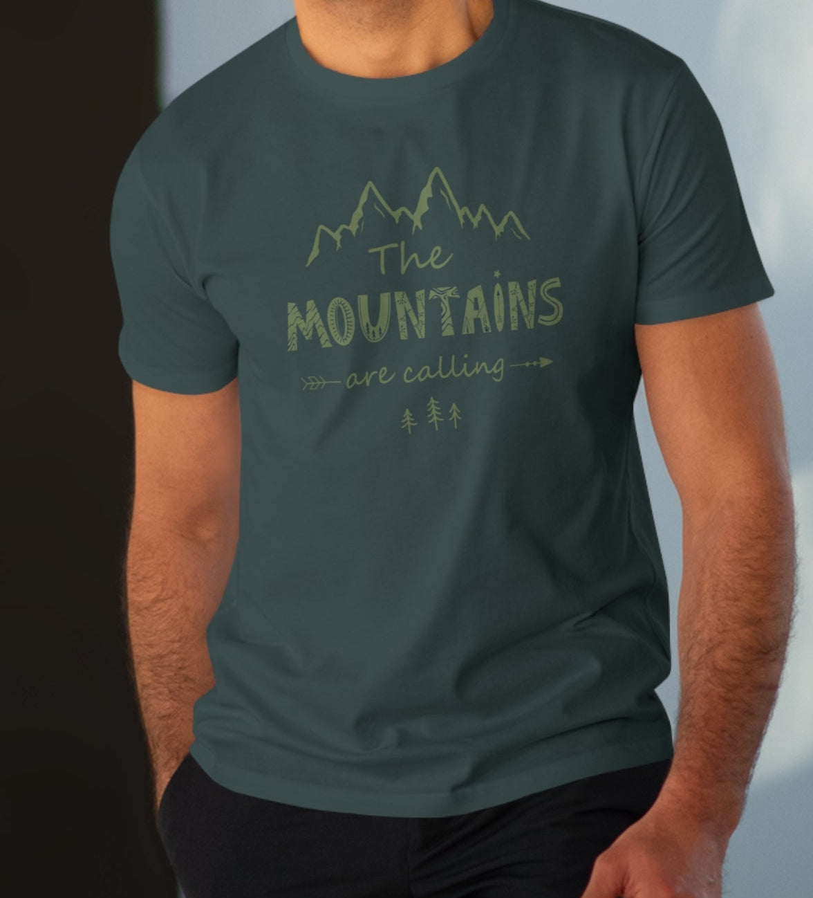 The Mountain Men's T-Shirt - Modern-fit Tee