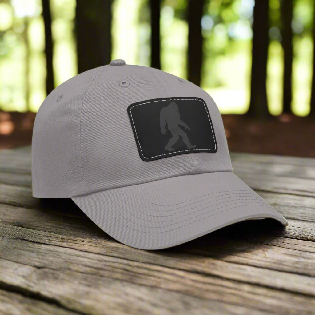 Bigfoot - Hat with Leather Rectangle Patch