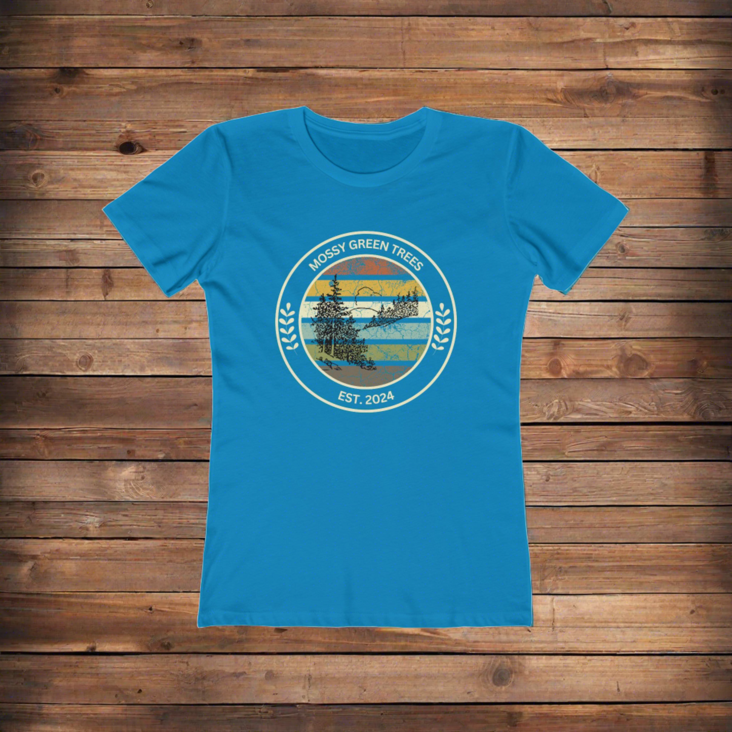 Mossy Green Trees - Tee for Women