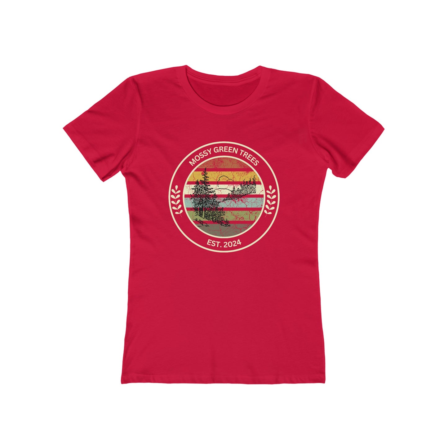 Mossy Green Trees - Tee for Women