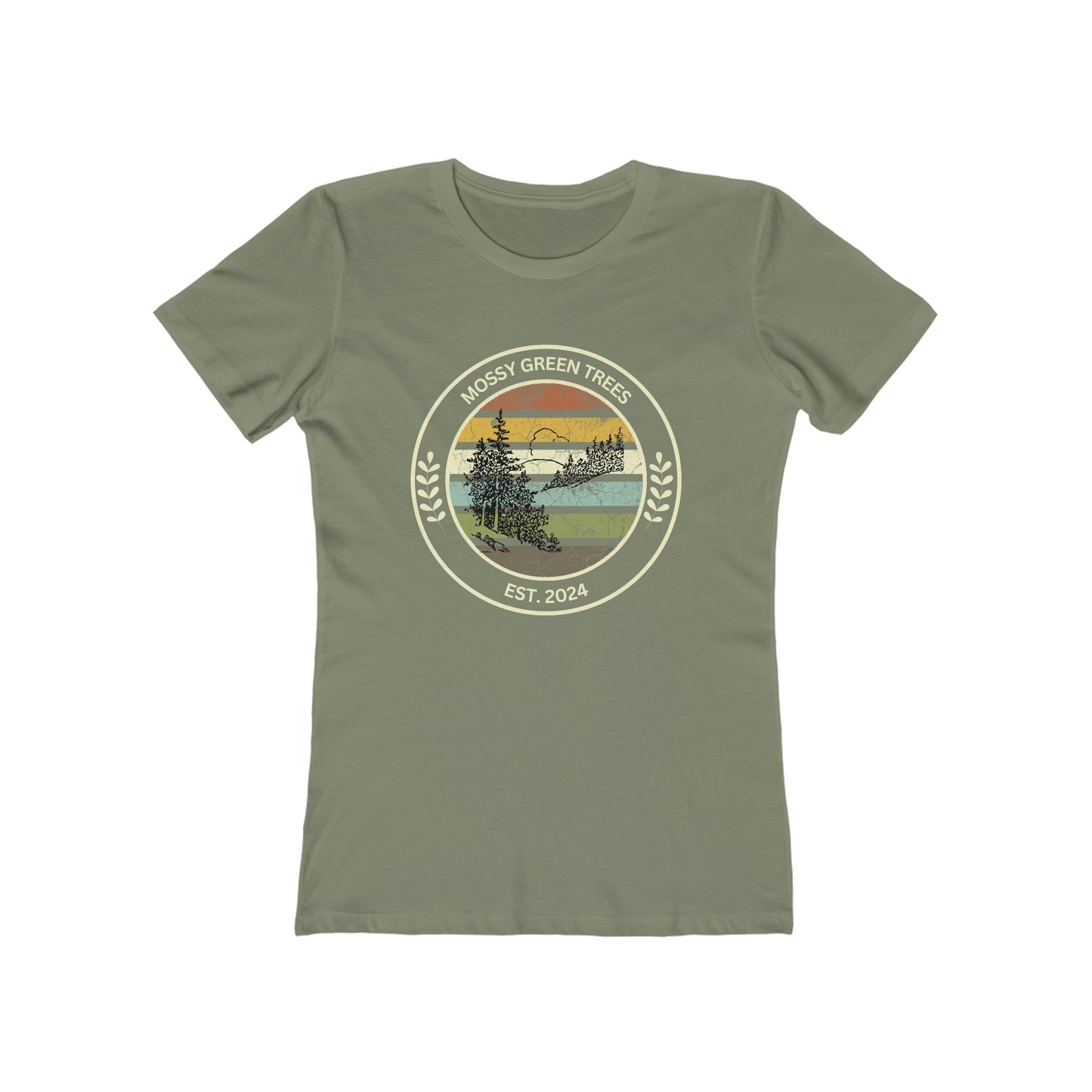 Mossy Green Trees - Tee for Women