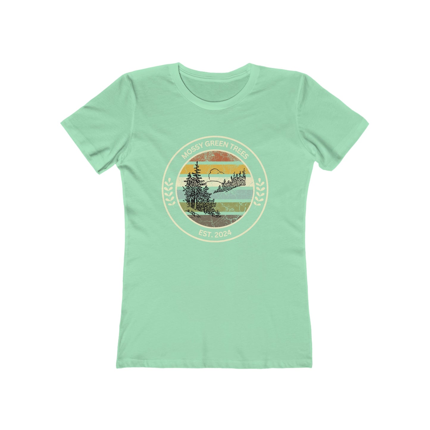 Mossy Green Trees - Tee for Women