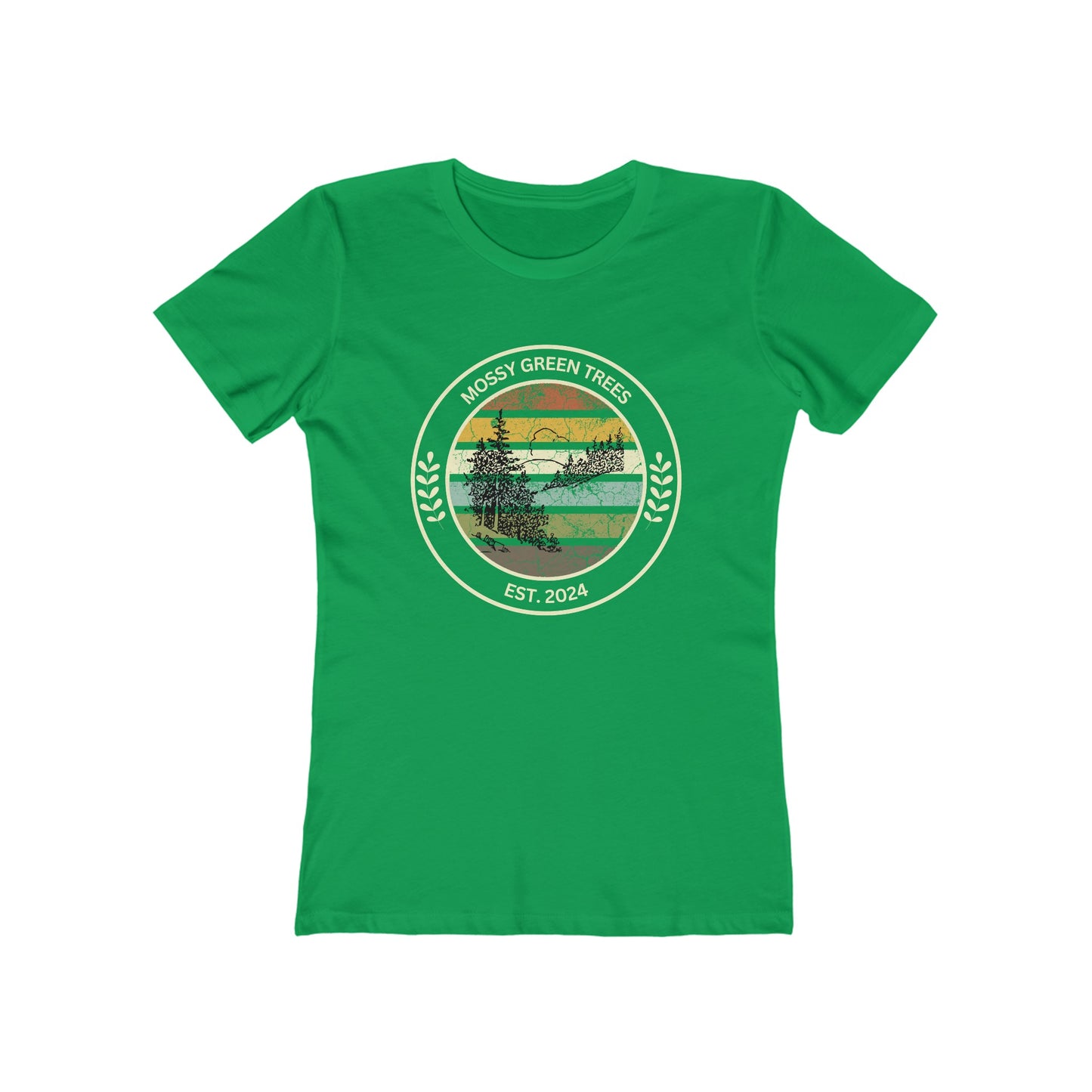 Mossy Green Trees - Tee for Women