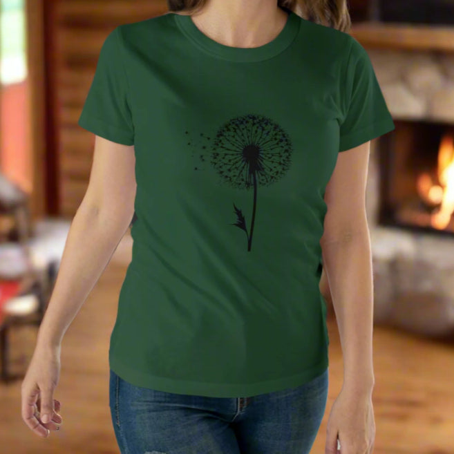 Dandelion Wishes T-shirt for Women