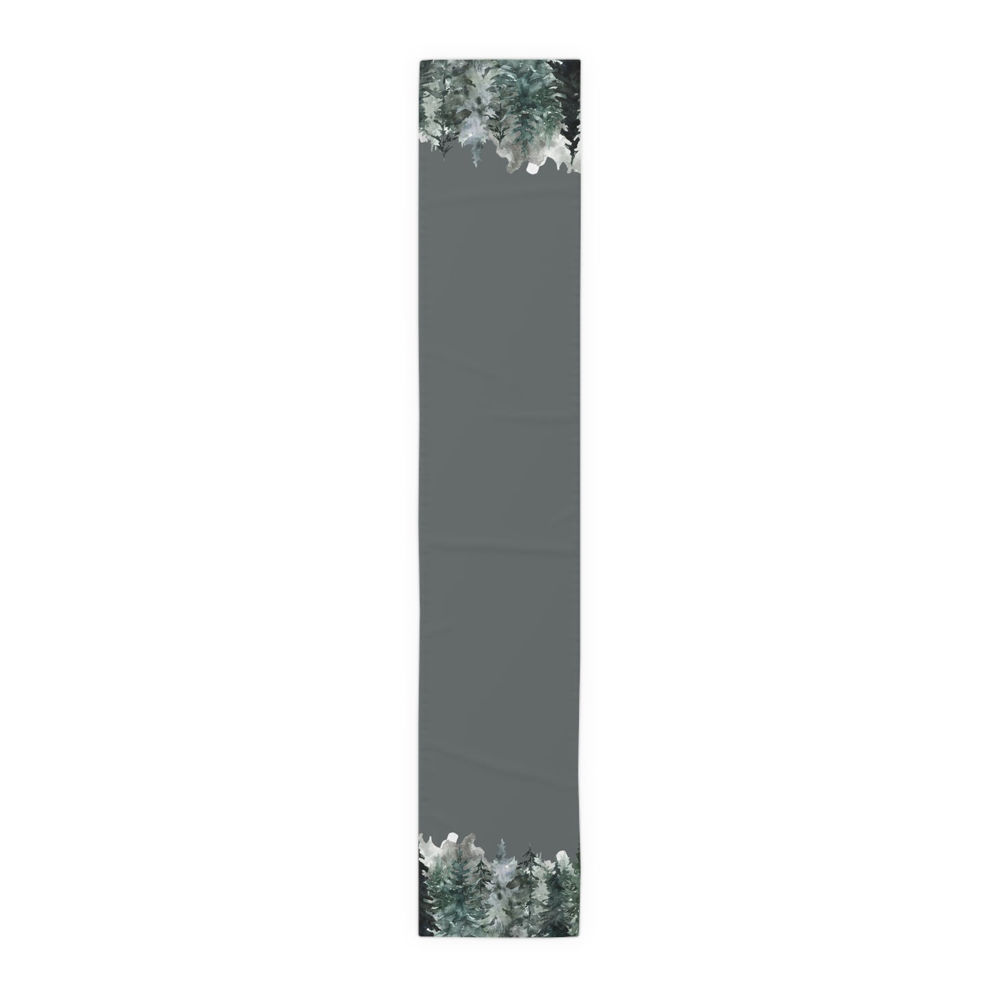 Grey Pine Table Runner (Cotton, Poly)