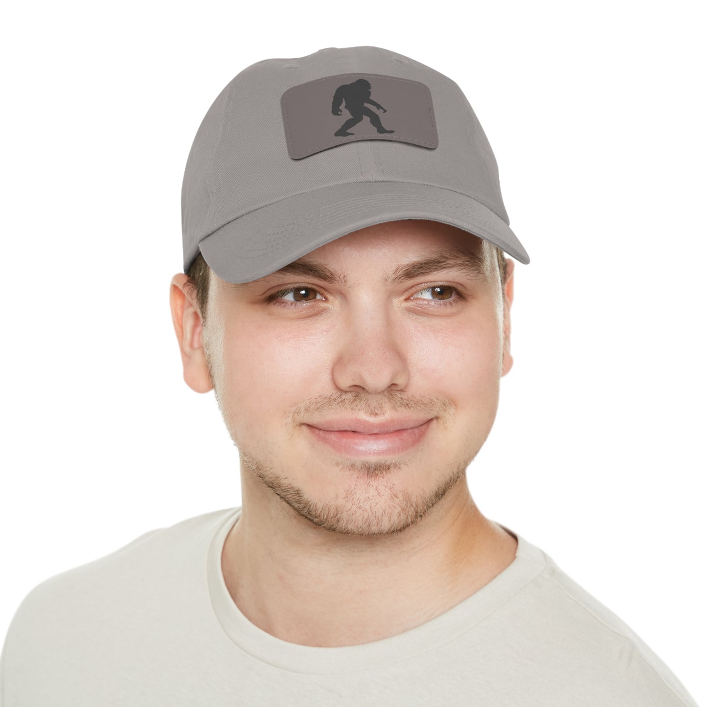 Bigfoot - Hat with Leather Rectangle Patch