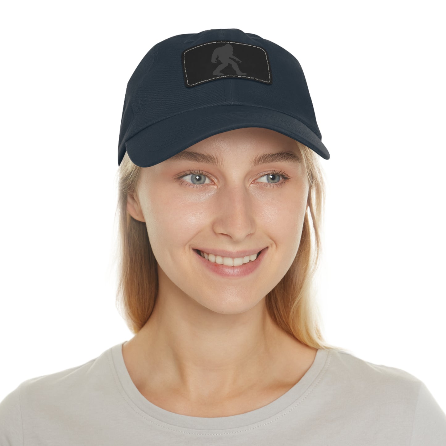 Bigfoot - Hat with Leather Rectangle Patch