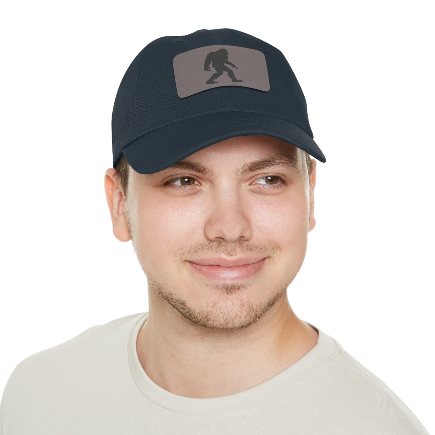 Bigfoot - Hat with Leather Rectangle Patch