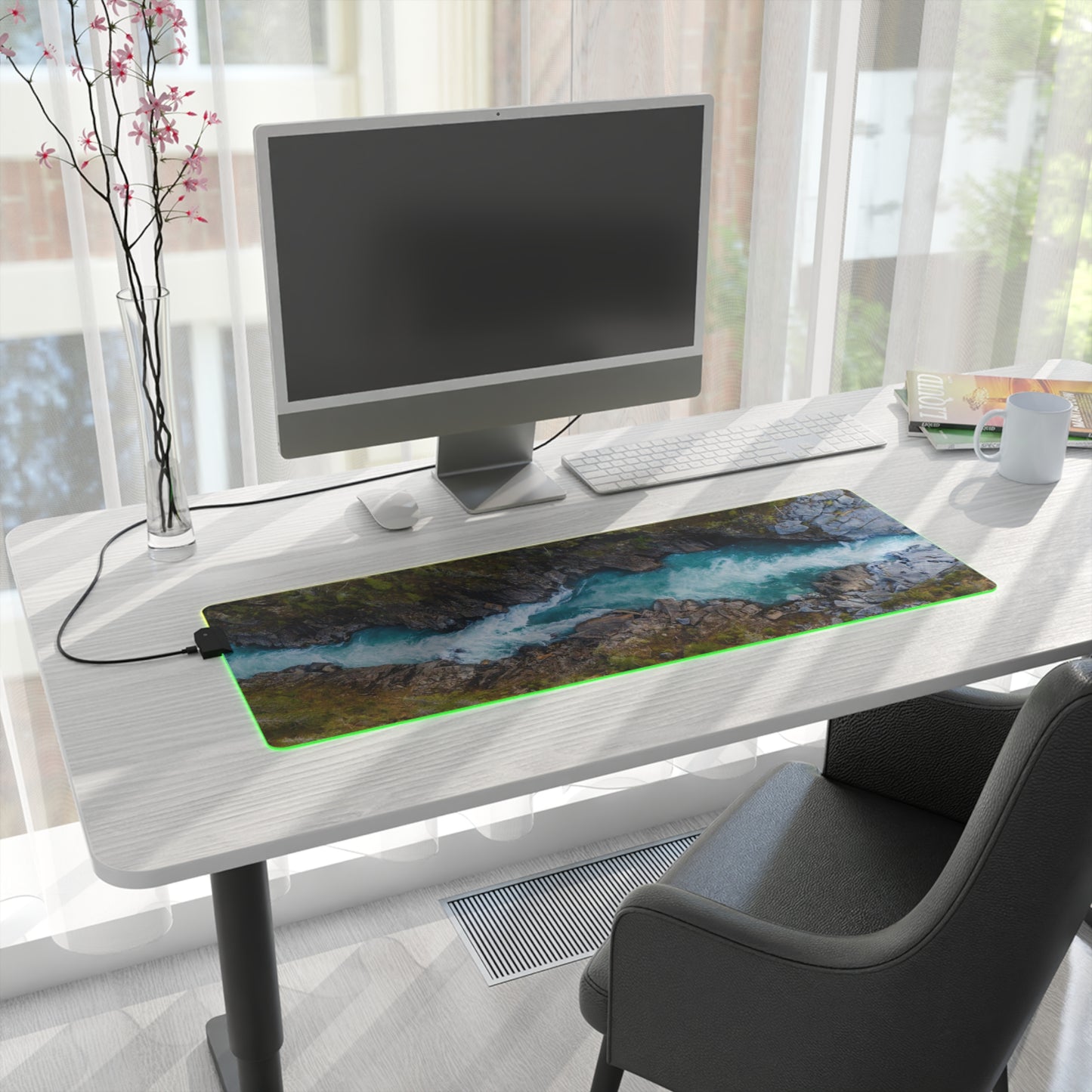 River Canyon LED Gaming Mouse Pad