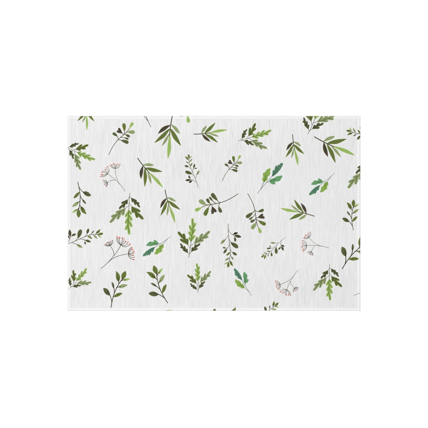 Mossy Leaves Outdoor Rug
