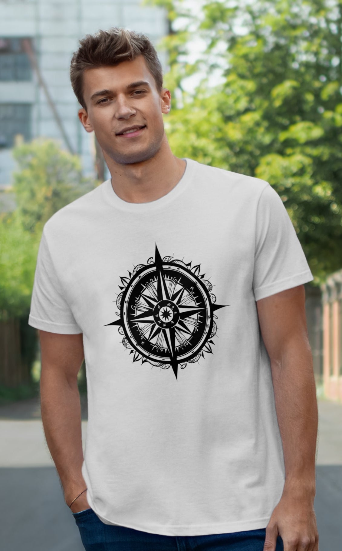 Compass T-shirt - Adventure Seeker Graphic Tee