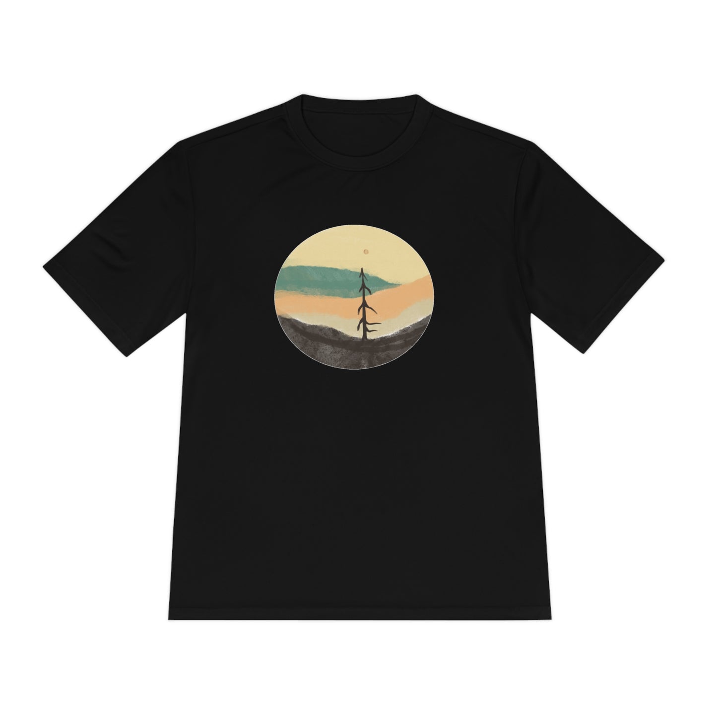 Lone Pine Sunset Unisex Moisture Wicking Tee