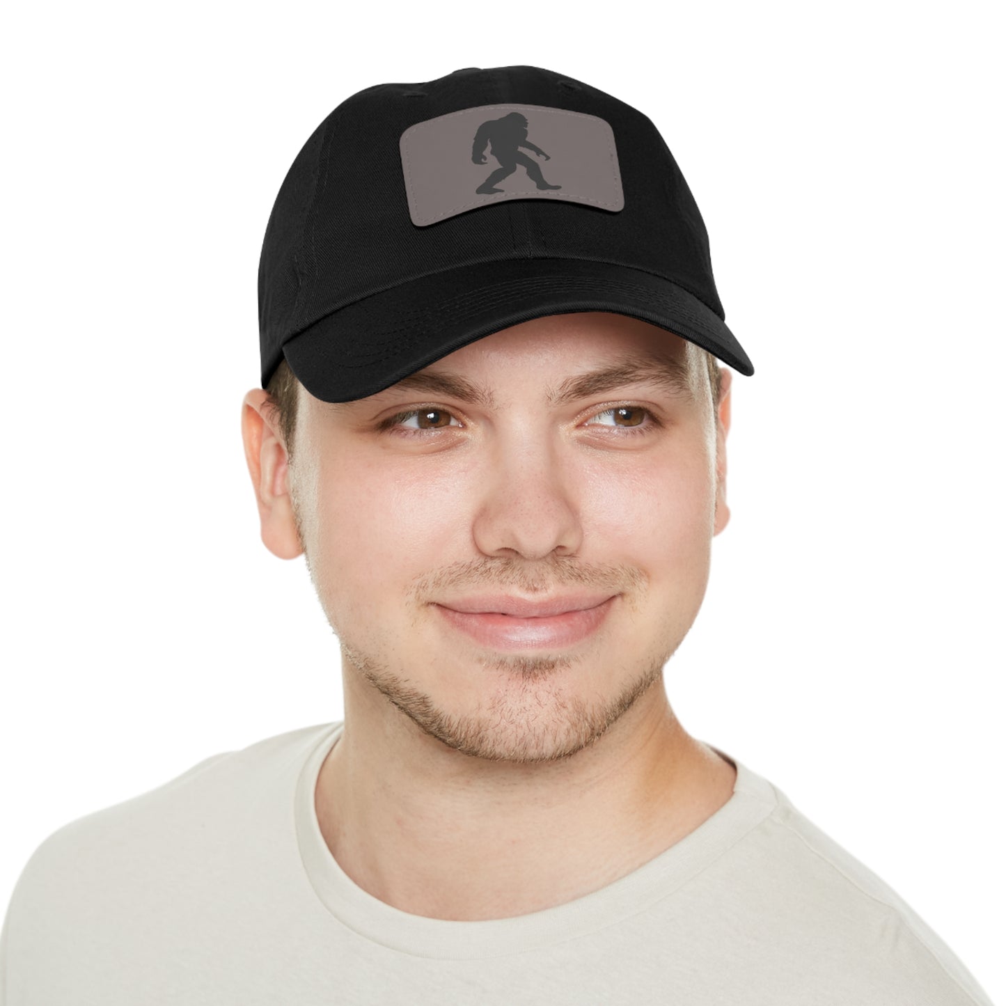 Bigfoot - Hat with Leather Rectangle Patch