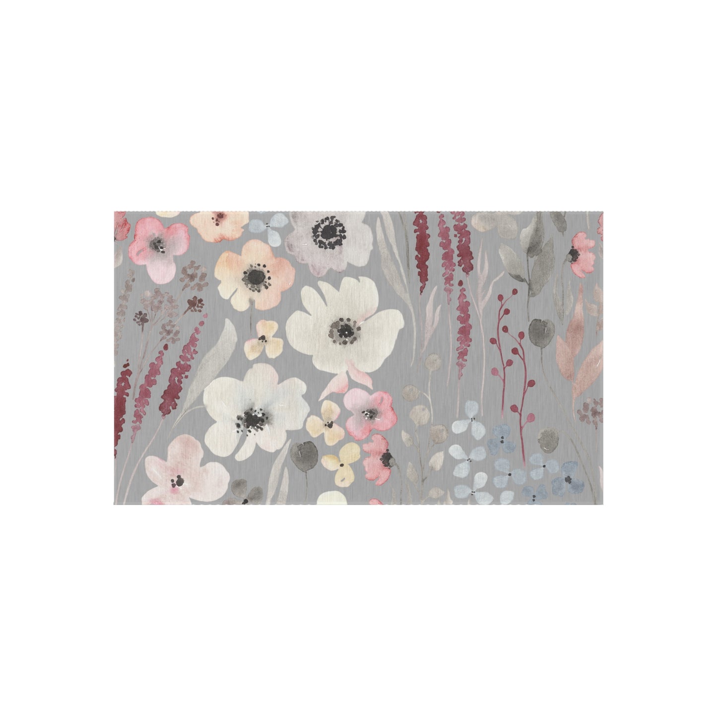 Pastel Flower Outdoor Rug