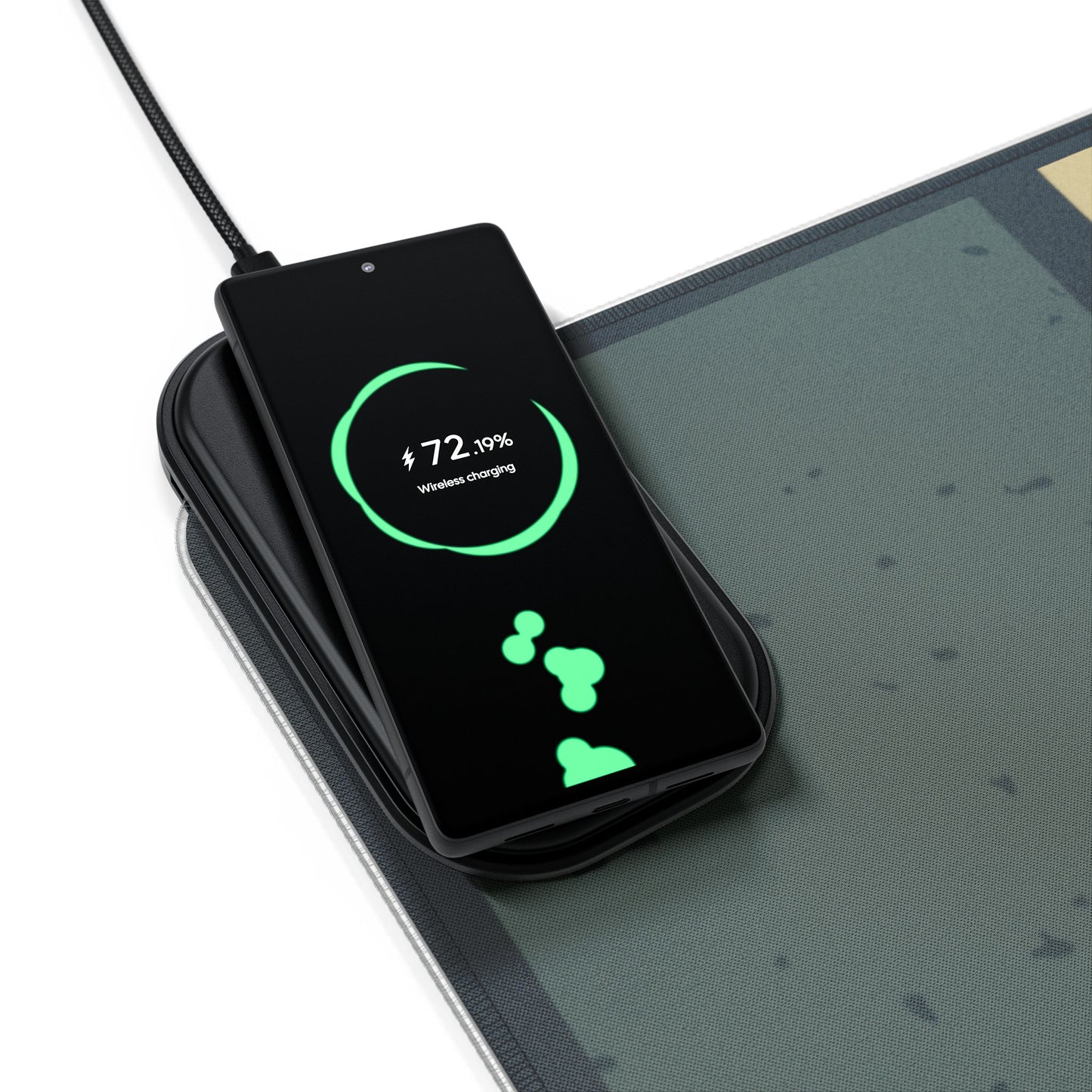 Bigfoot Roads - LED Gaming Mouse Pad, Wireless Charging