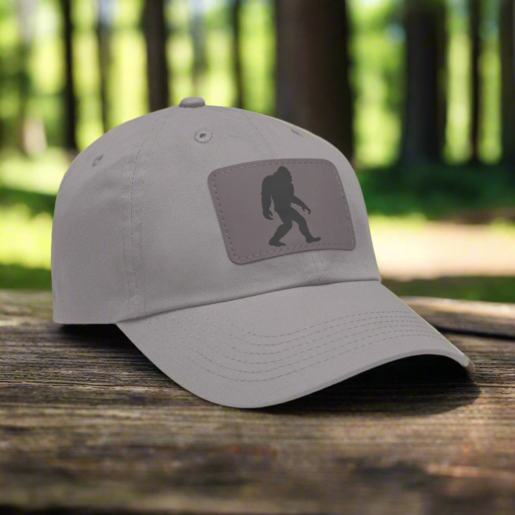 Bigfoot - Hat with Leather Rectangle Patch