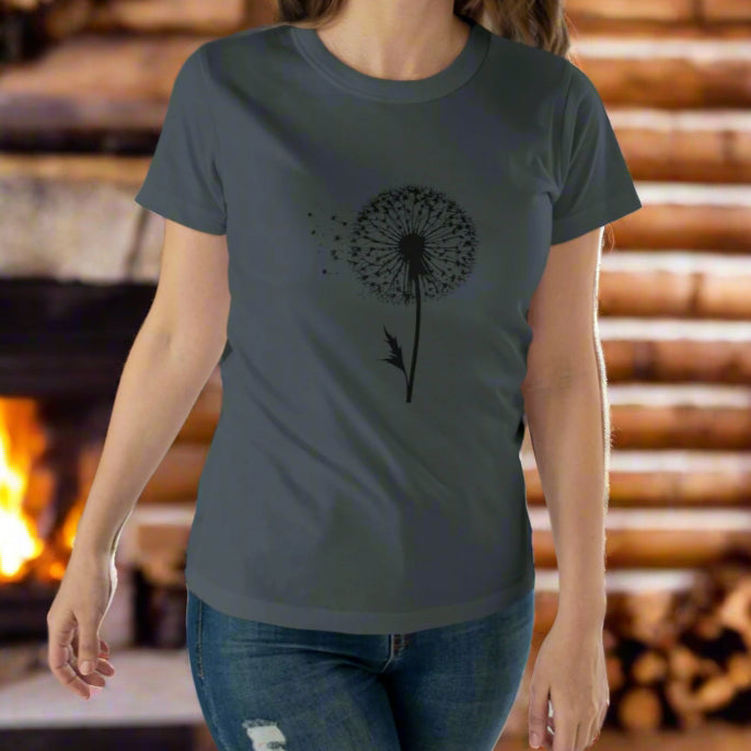 Dandelion Wishes T-shirt for Women