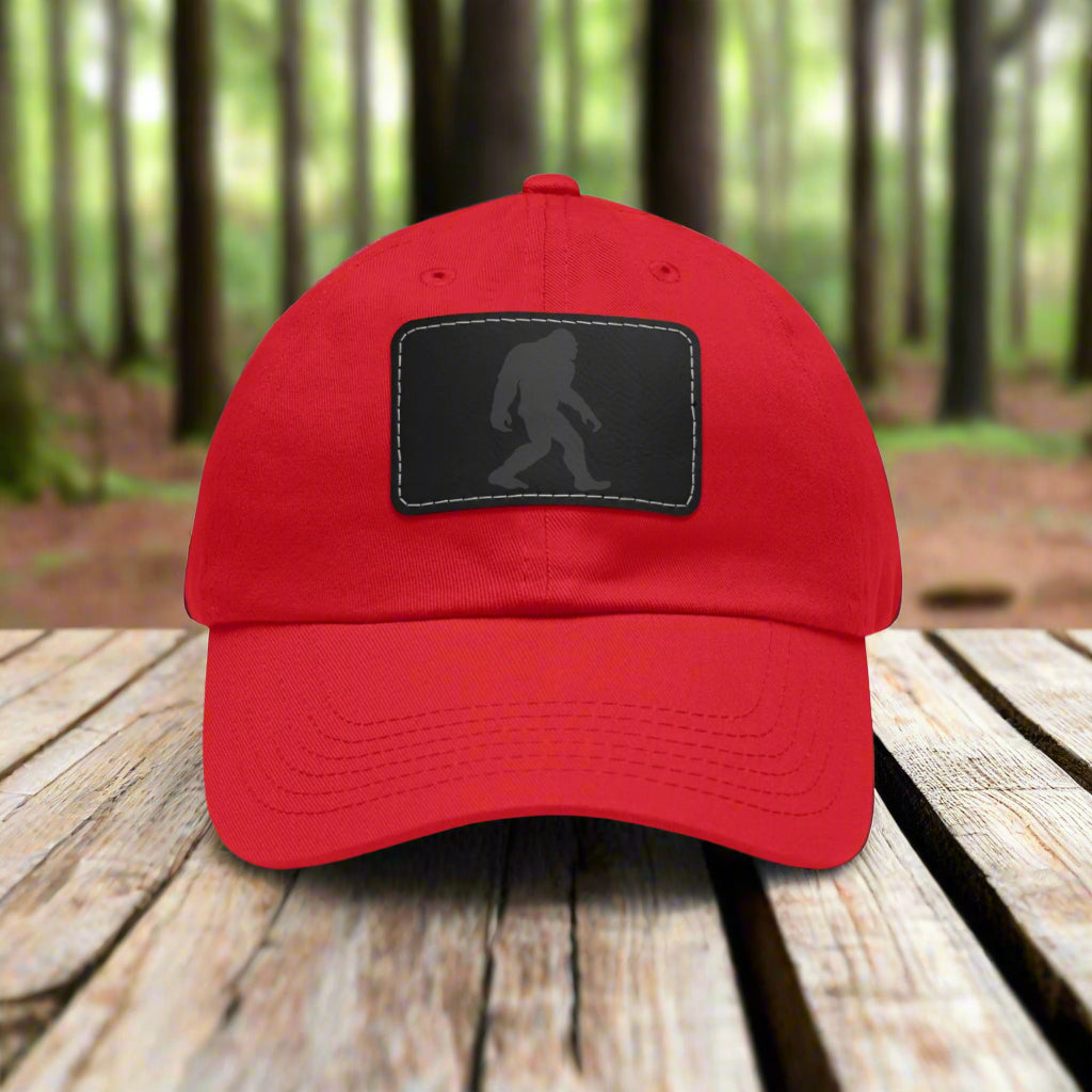 Bigfoot - Hat with Leather Rectangle Patch