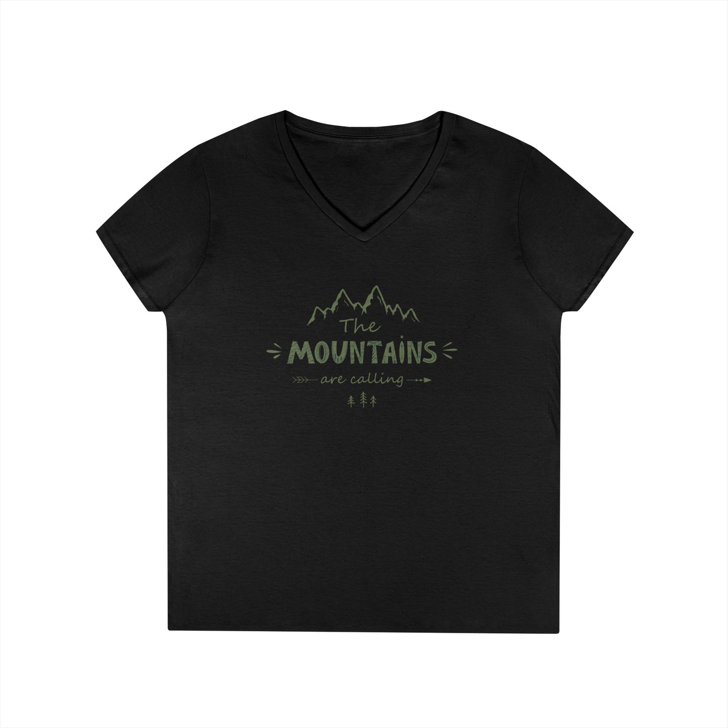 Mountains V-Neck T-Shirt