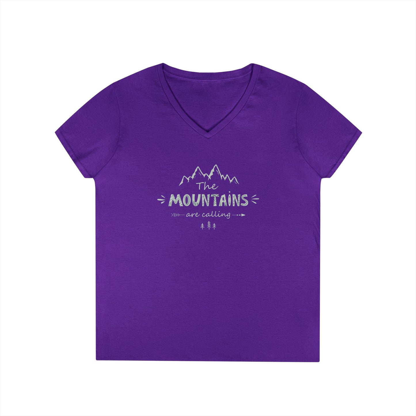Mountains V-Neck T-Shirt