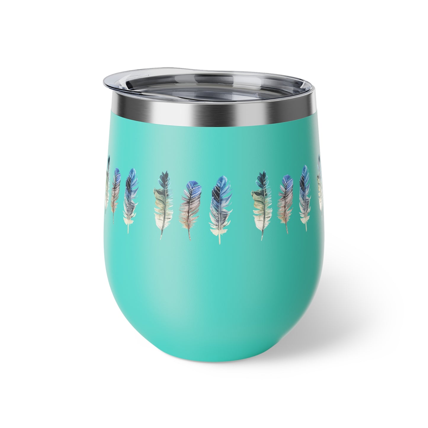 Feathers Copper Vacuum Insulated Cup, 12oz