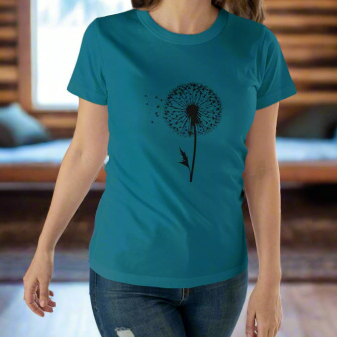 Dandelion Wishes T-shirt for Women