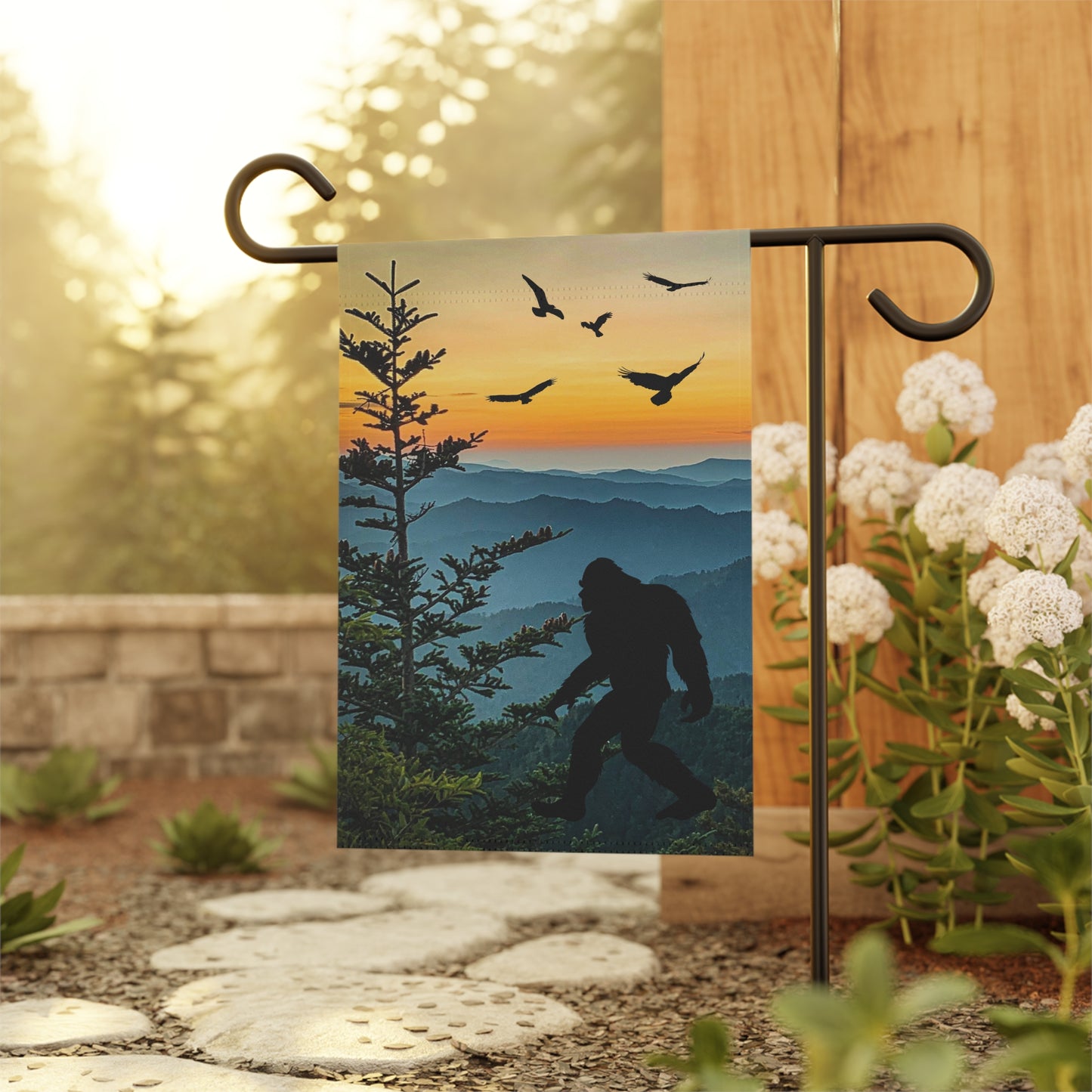 Bigfoot Blue Horizon - Garden Sign or House Banner