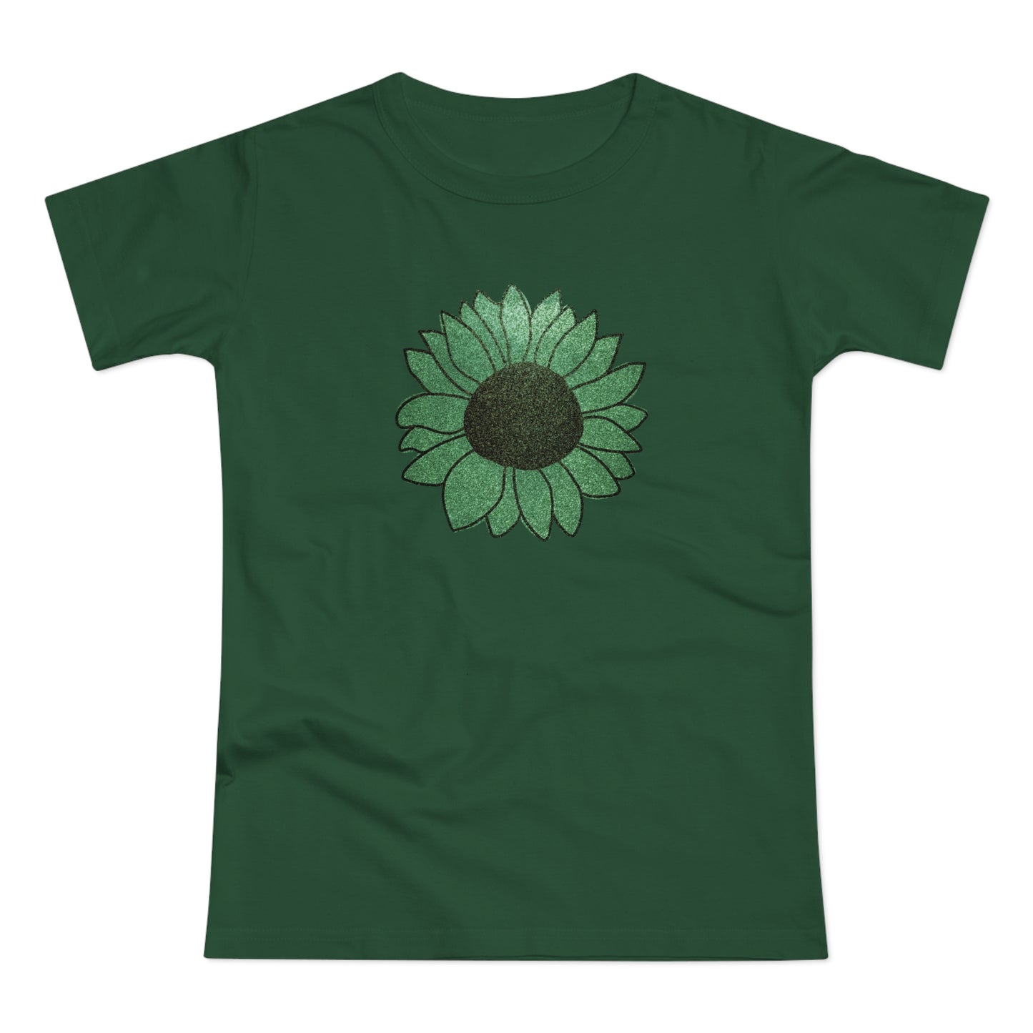 Green Flower Women's T-shirt