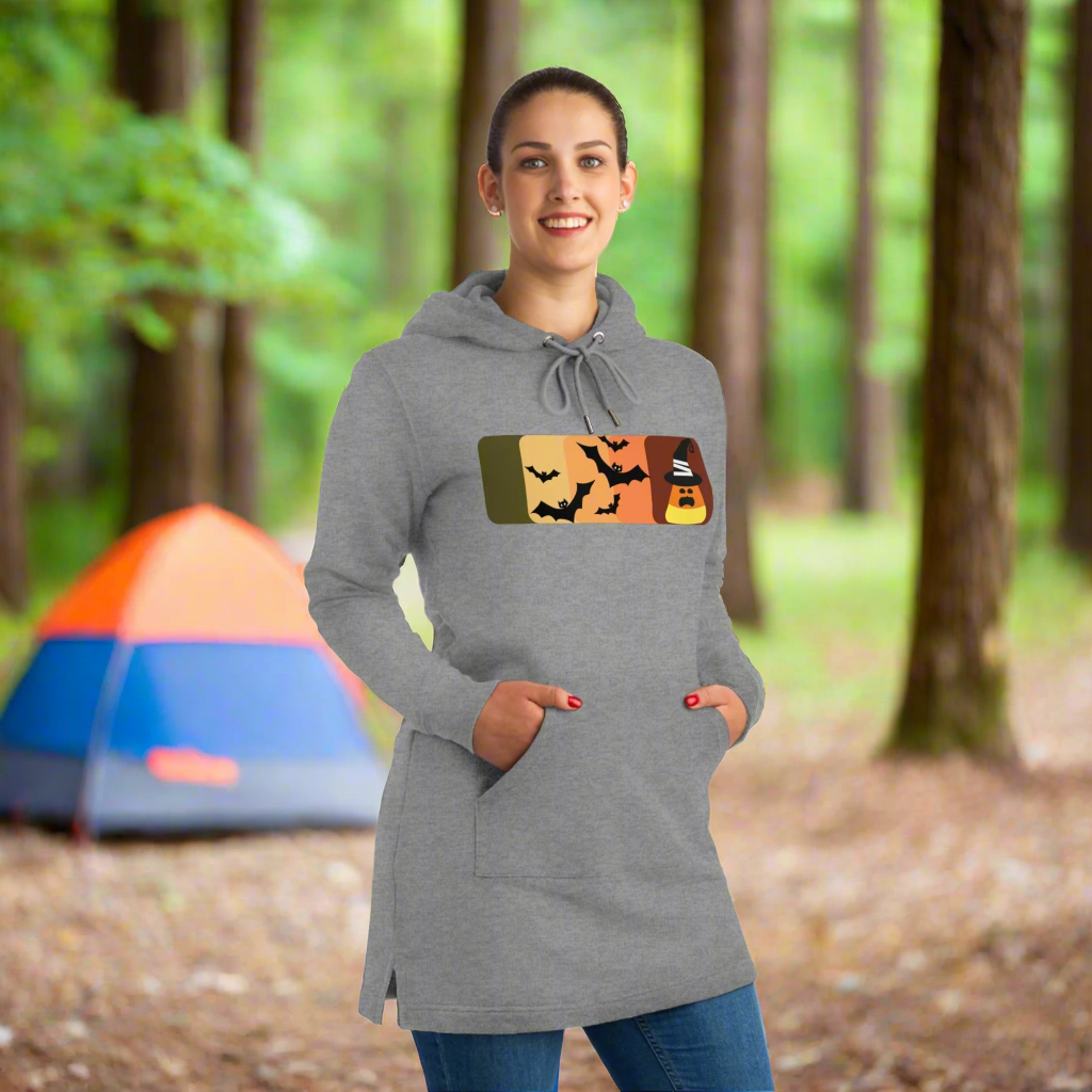 Candy Corn Streeter Hoodie Dress