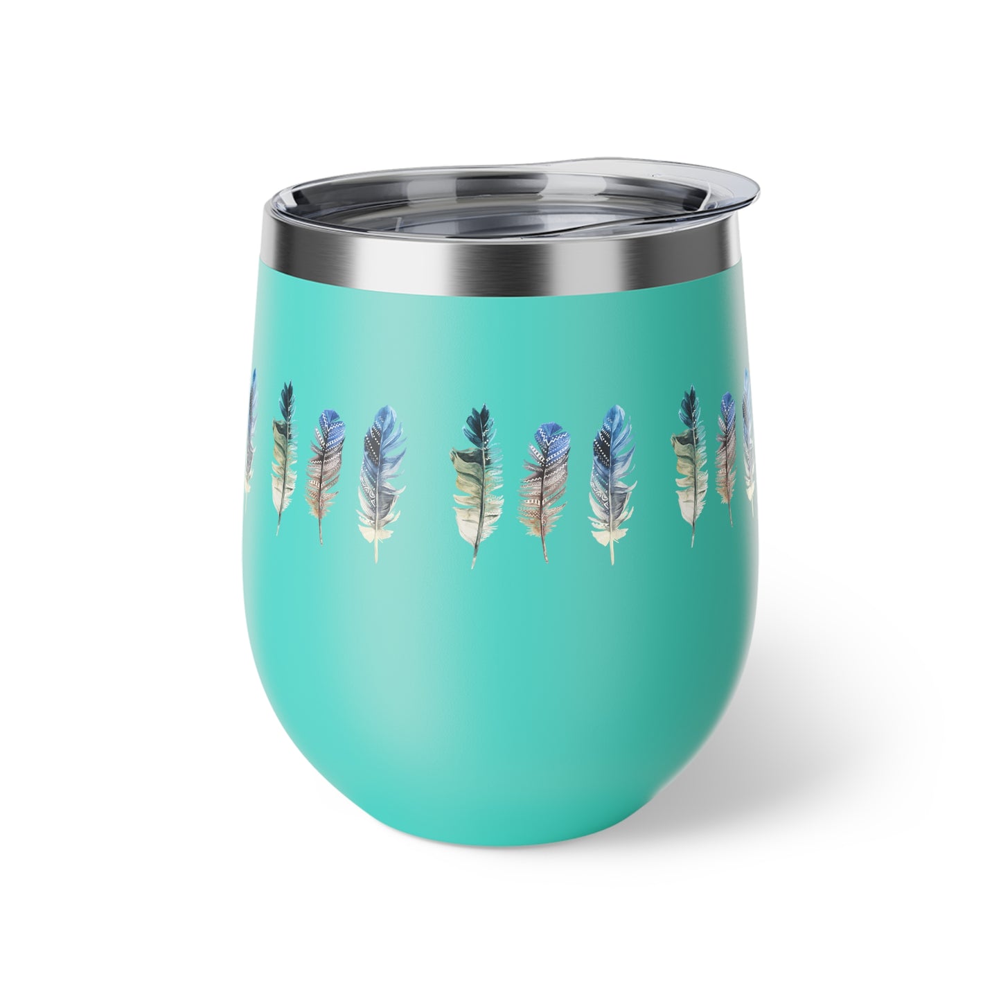Feathers Copper Vacuum Insulated Cup, 12oz