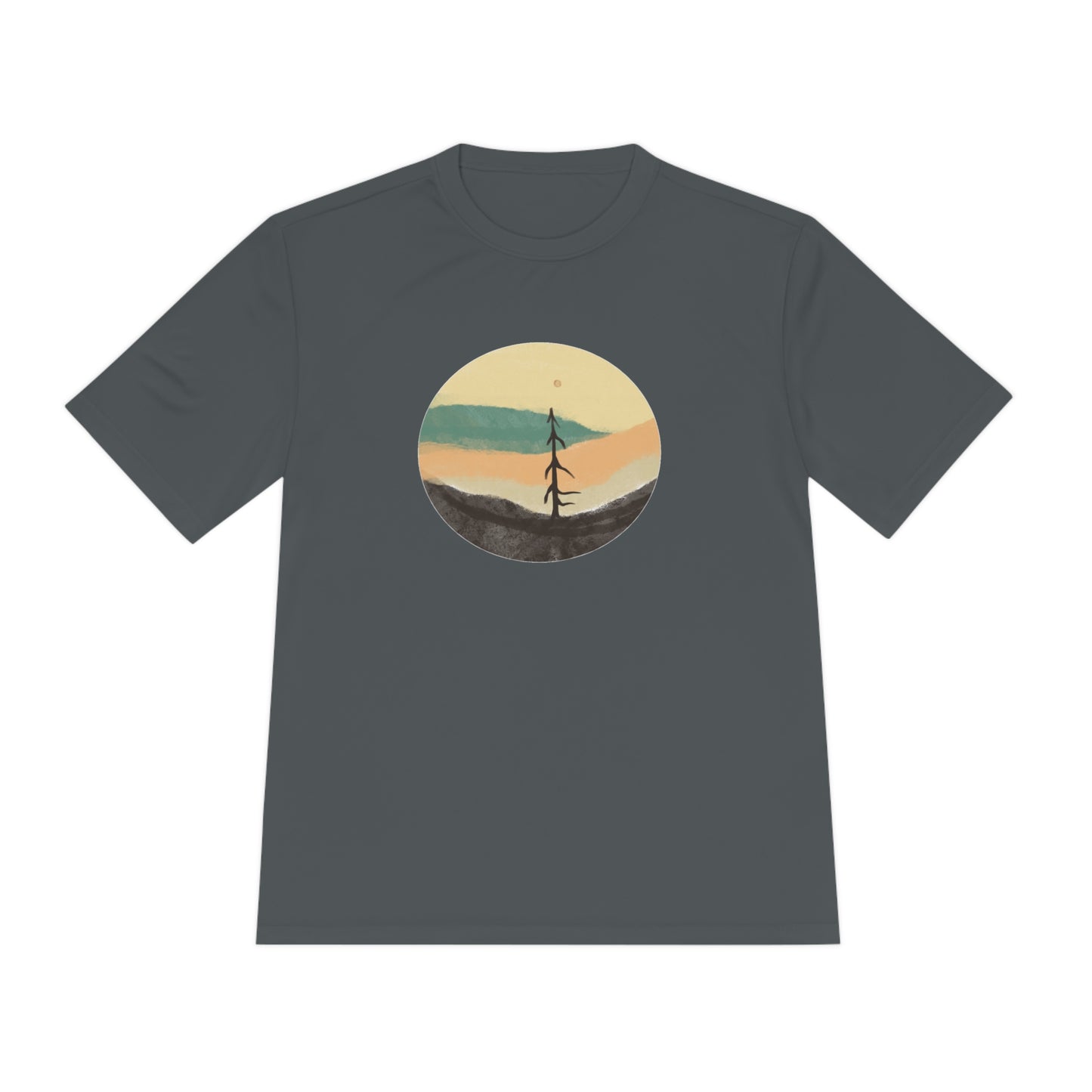 Lone Pine Sunset Unisex Moisture Wicking Tee