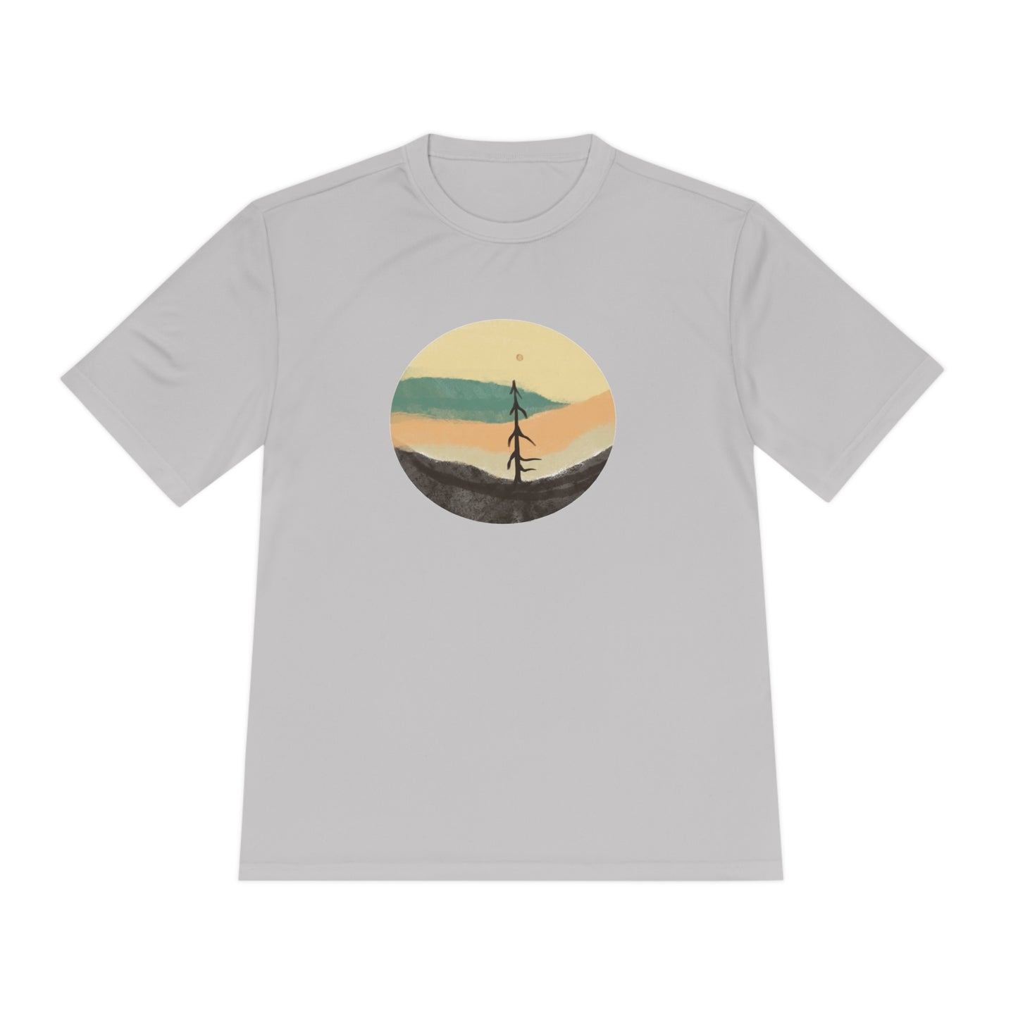 Lone Pine Sunset Unisex Moisture Wicking Tee