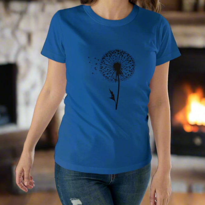 Dandelion Wishes T-shirt for Women