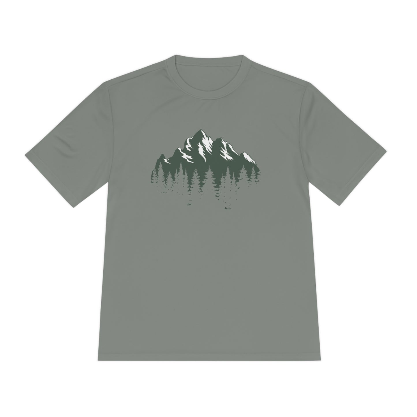 Snow Mountain Cap Unisex Moisture Wicking Tee