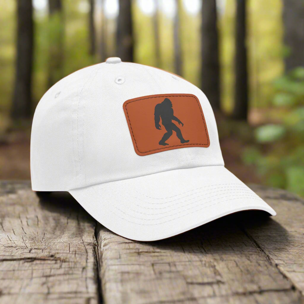 Bigfoot - Hat with Leather Rectangle Patch