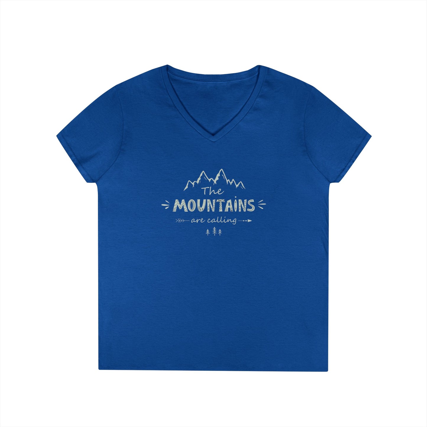 Mountains V-Neck T-Shirt