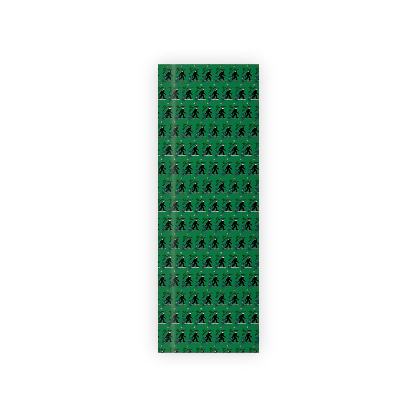 Merry Squatchmas - Wrapping Paper (Green)