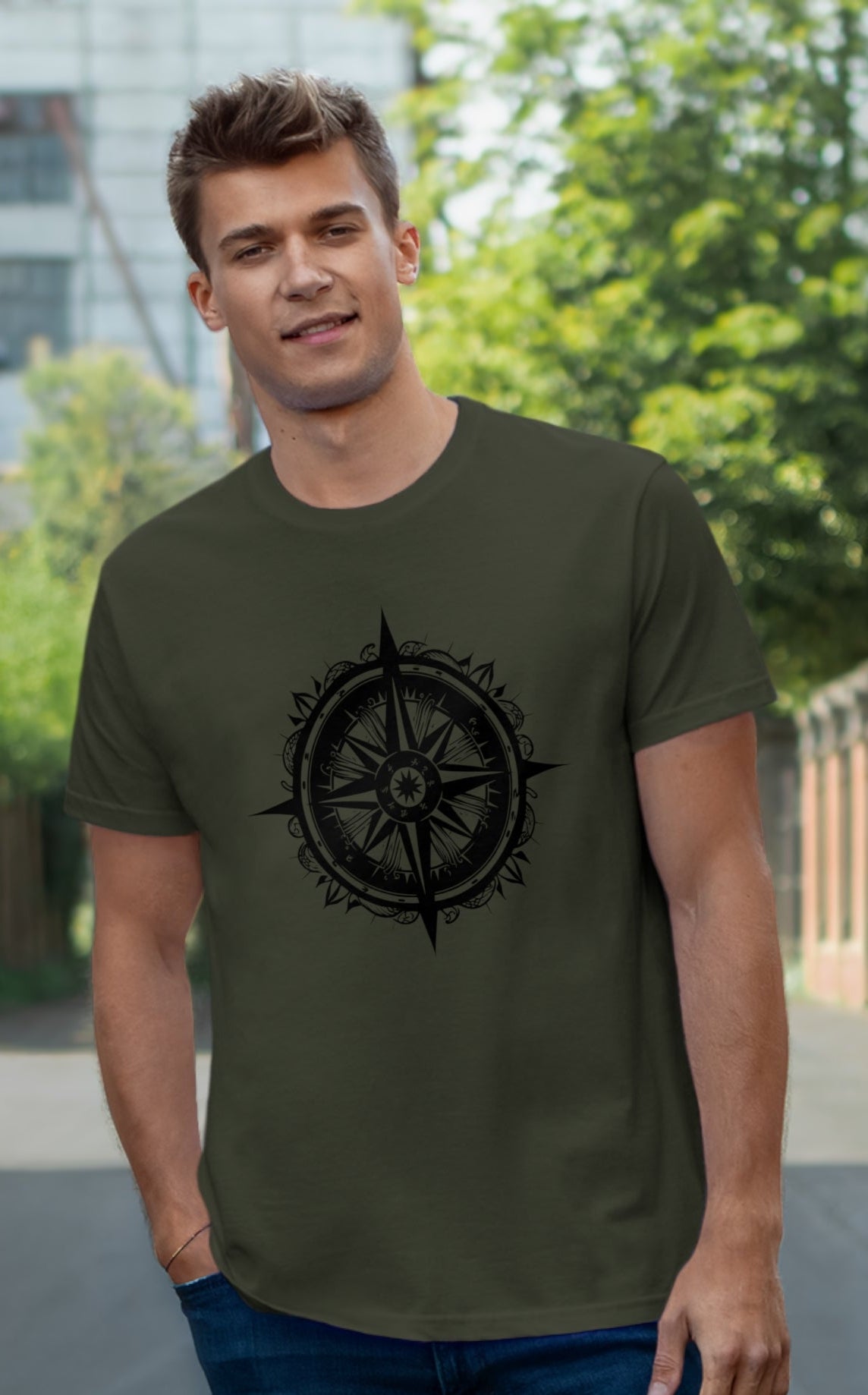 Compass T-shirt - Adventure Seeker Graphic Tee