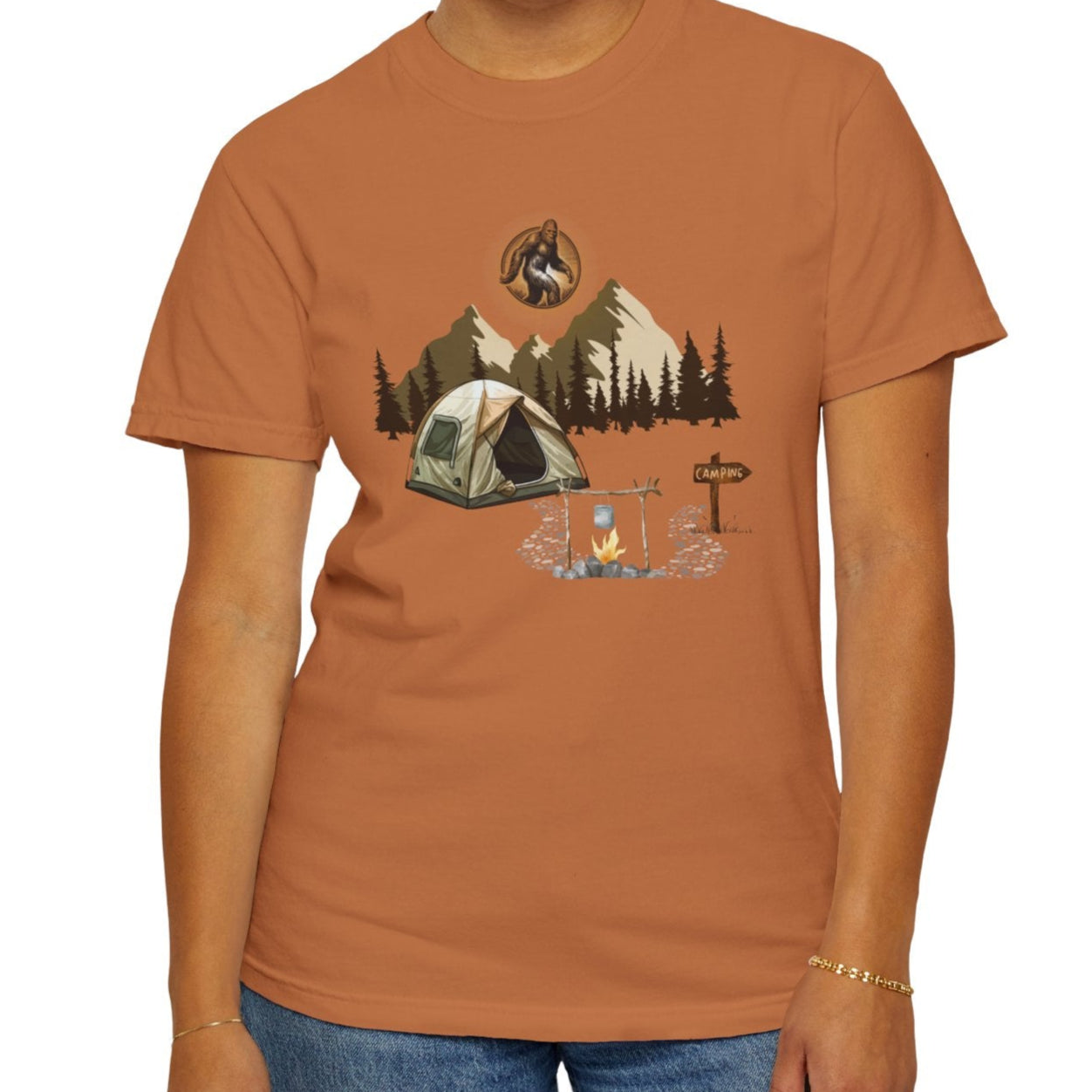 Bigfoot T-Shirt for Outdoor Enthusiasts