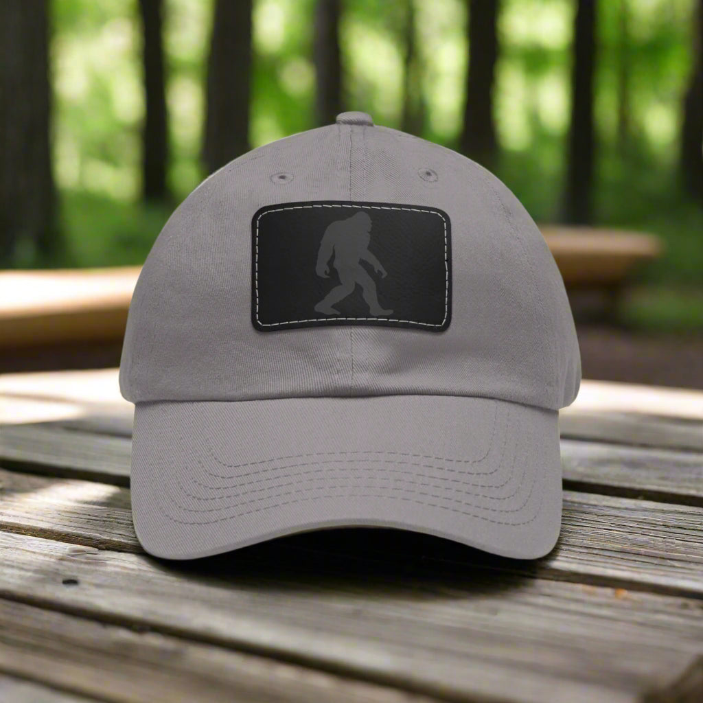 Bigfoot - Hat with Leather Rectangle Patch