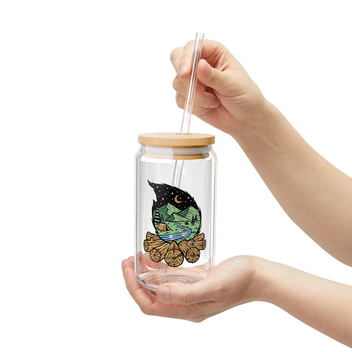 Campfire Sipper Glass