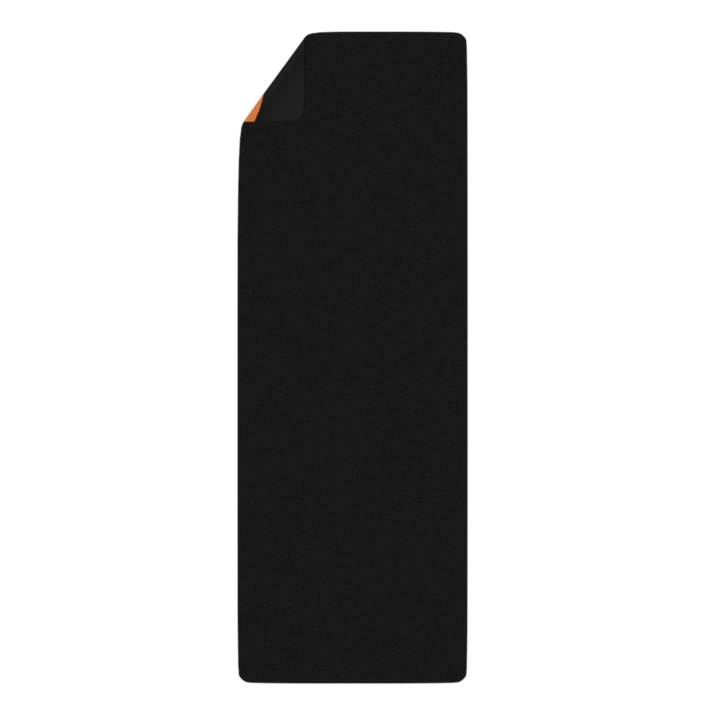 Rubber Yoga Mat - Orange Moon Design