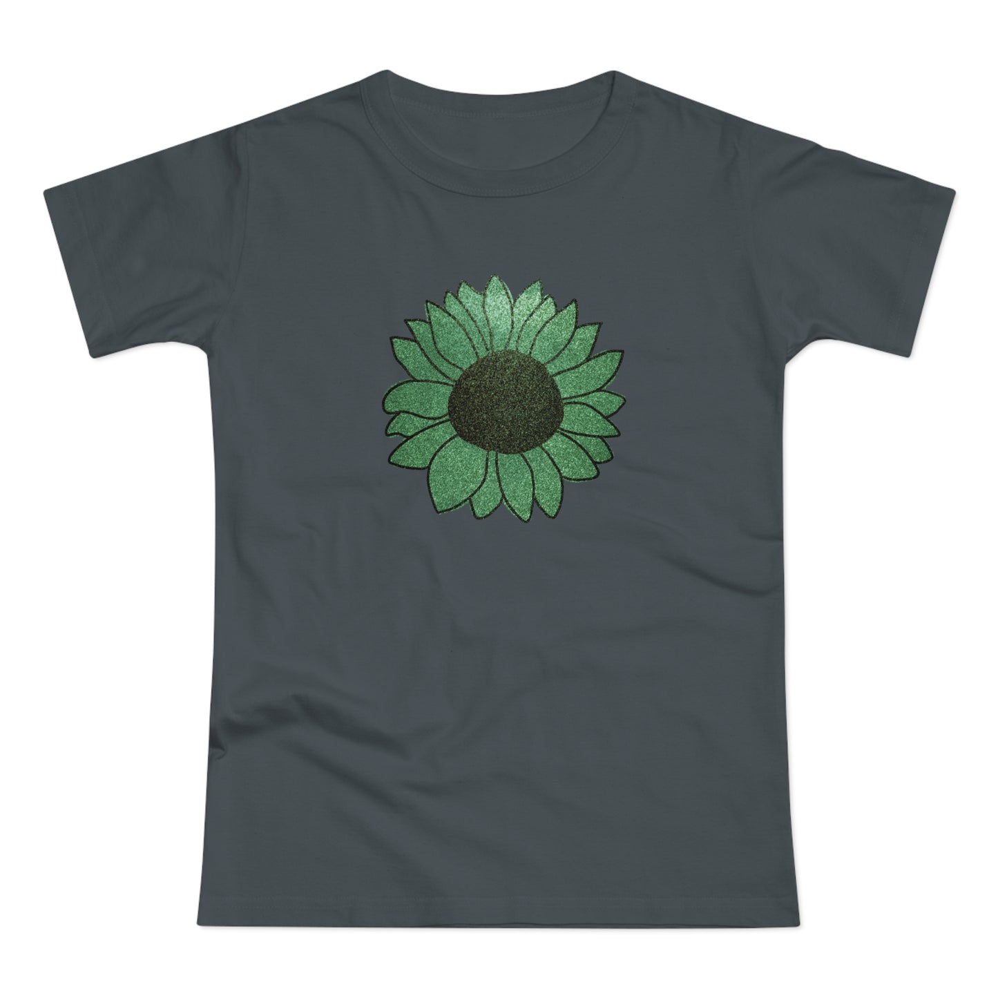 Green Flower Women's T-shirt