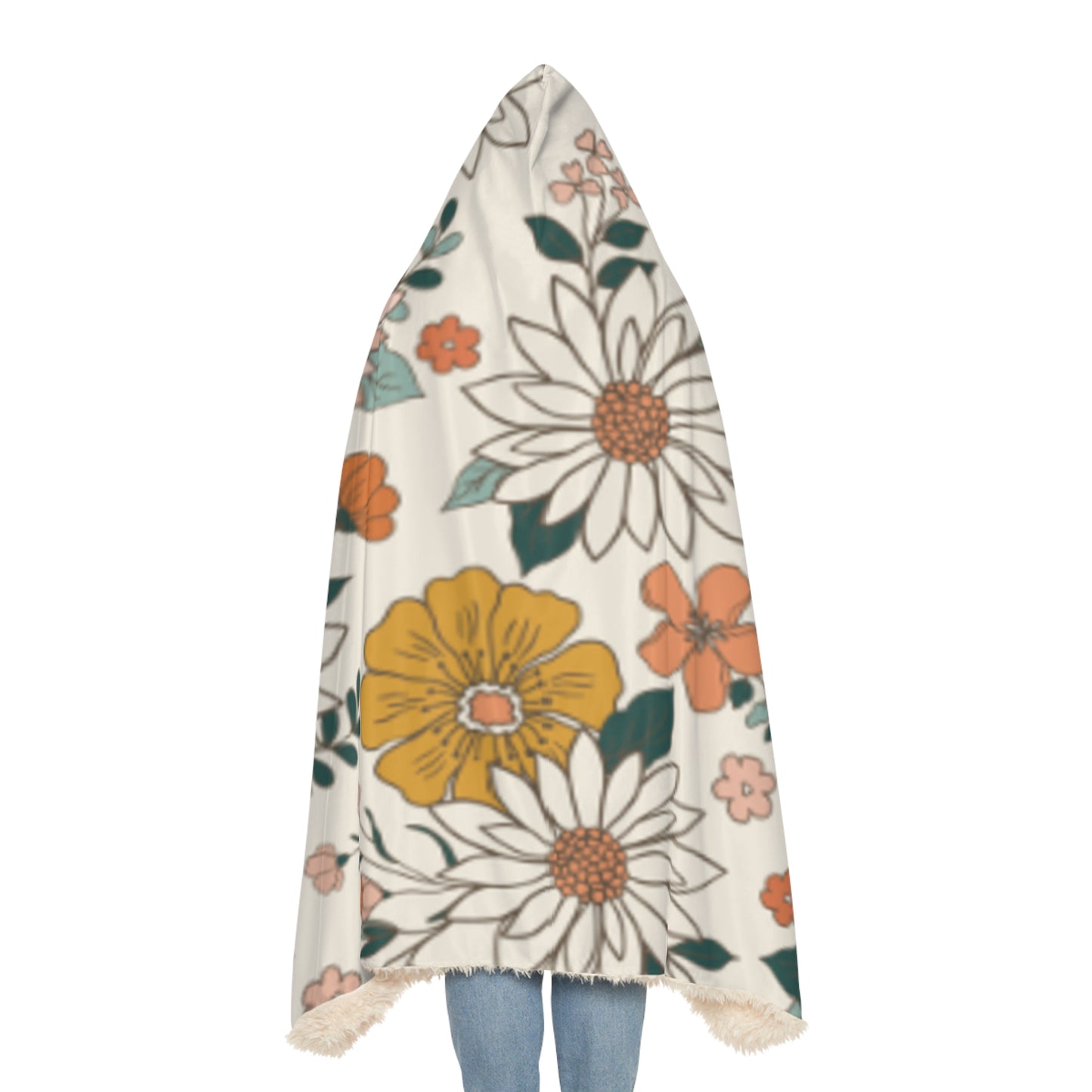 Aged Flowers - Snuggle Blanket