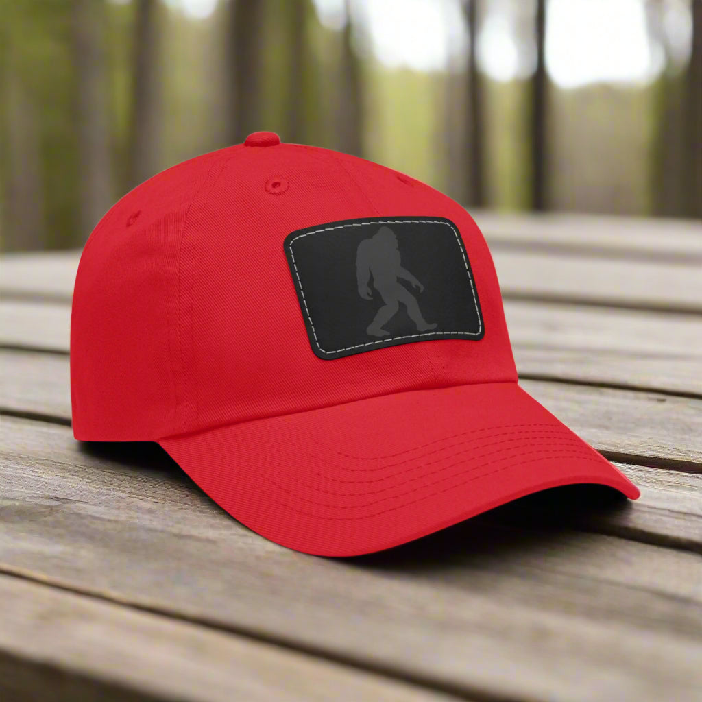 Bigfoot - Hat with Leather Rectangle Patch