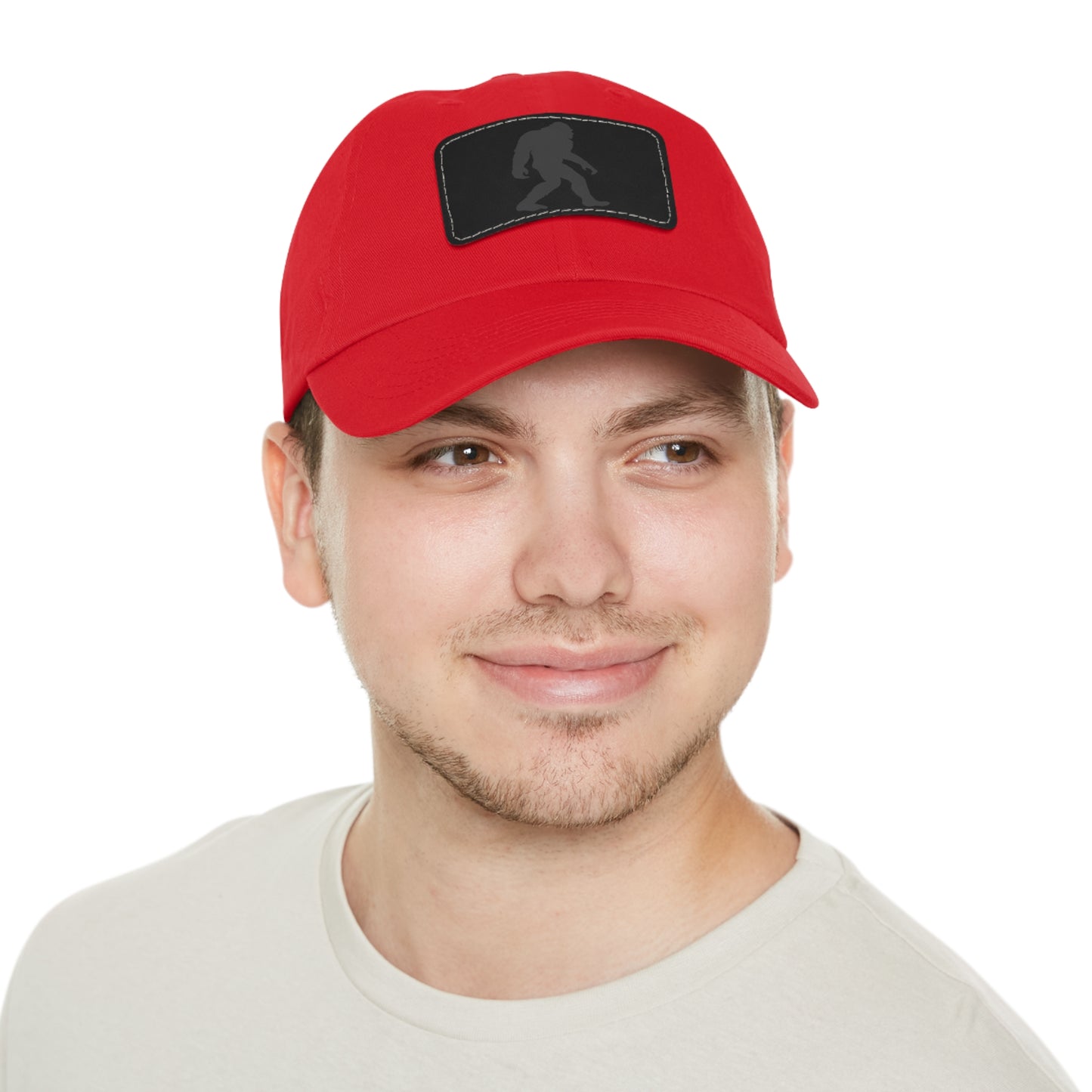 Bigfoot - Hat with Leather Rectangle Patch
