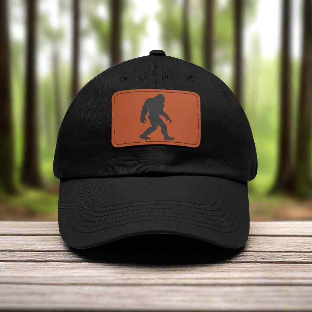 Bigfoot - Hat with Leather Rectangle Patch