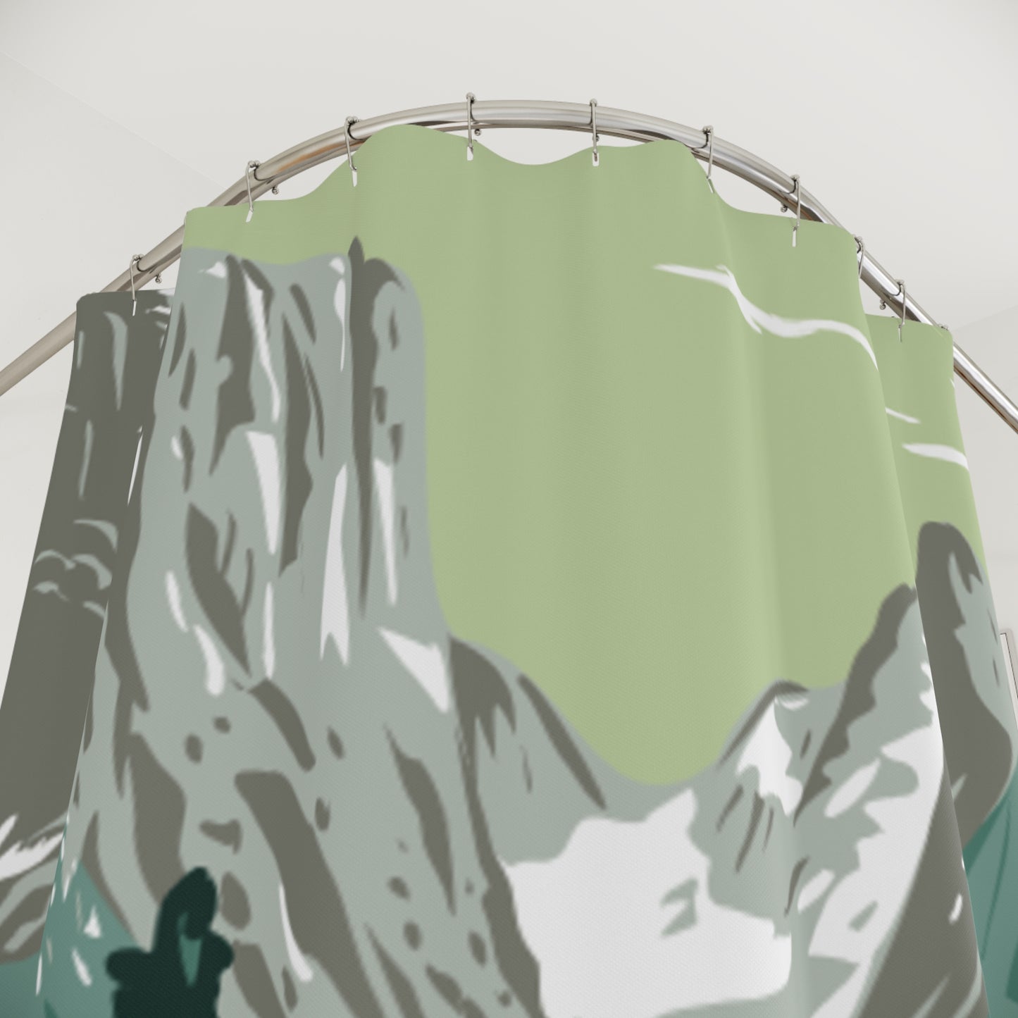 Mountain Side Shower Curtain