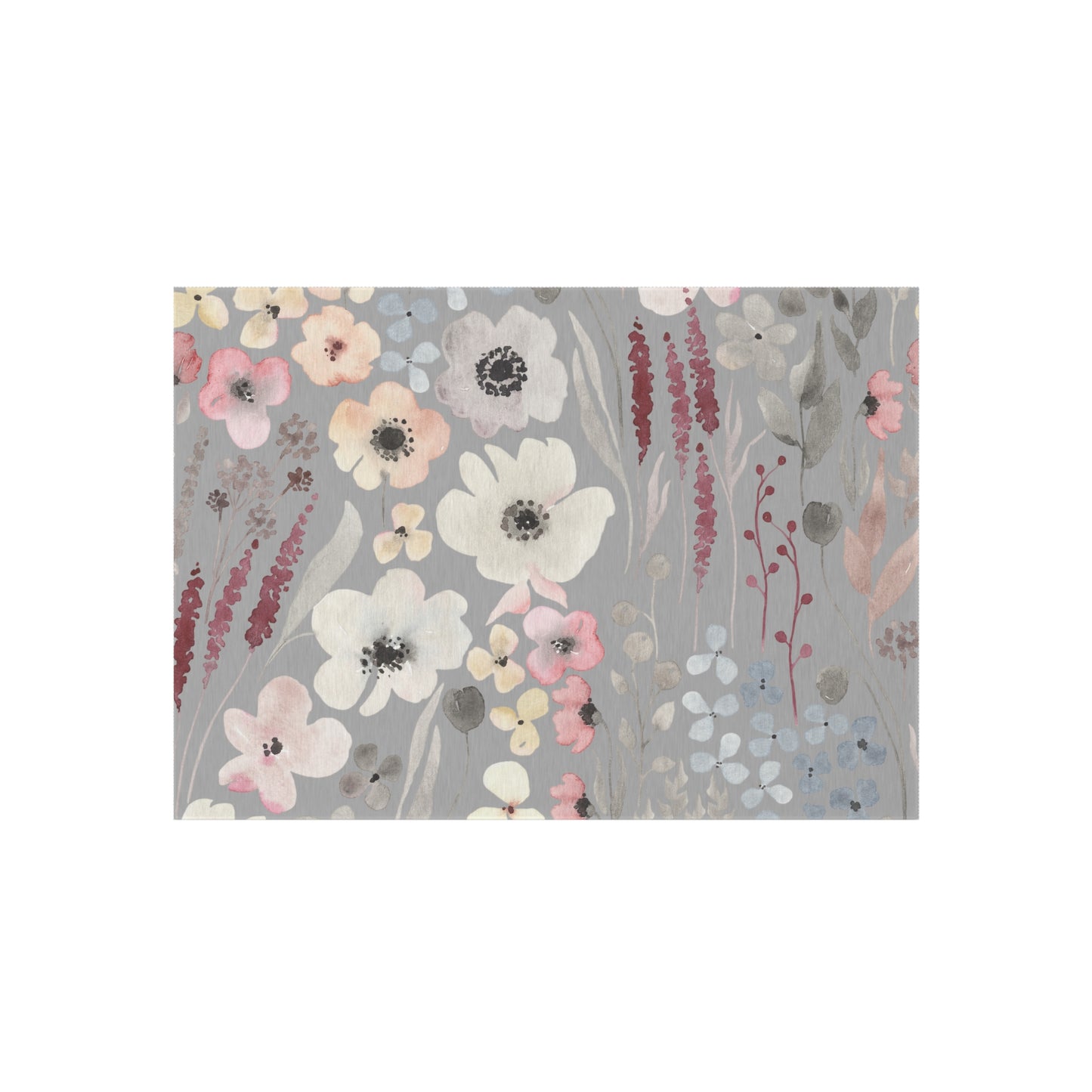 Pastel Flower Outdoor Rug